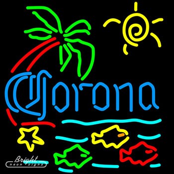 Corona Fish Neon Beer Sign