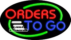 Orders To Go Neon Sign