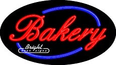 Bakery Flashing Neon Sign