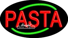 Pasta Flashing Neon Sign