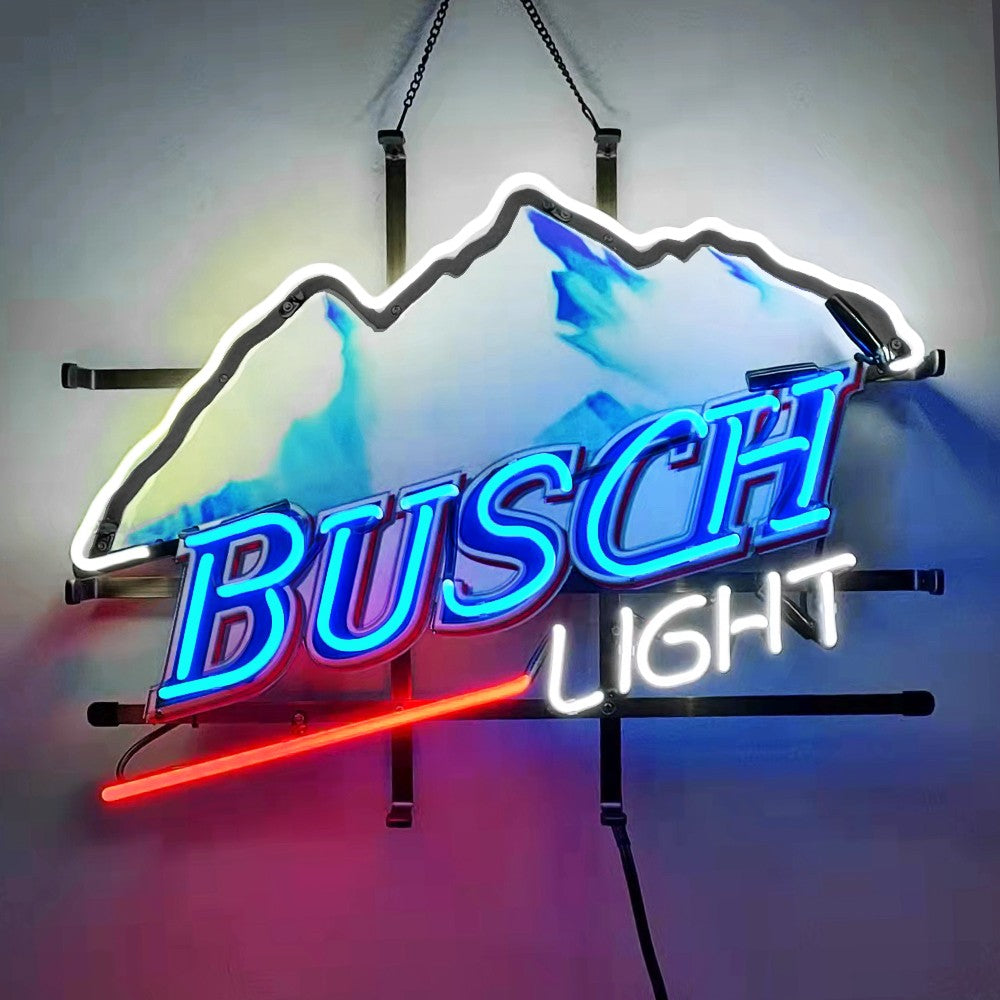 Busch Light Mountain Neon Sign