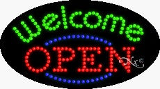 Open Welcome LED Sign