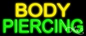 Body Piercing Economic Neon Sign
