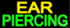 Ear Piercing Business Neon Sign
