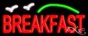 Breakfast Economic Neon Sign