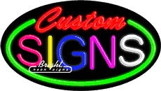 Custom Signs Flashing Neon Sign