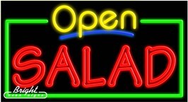 Salad Open Neon Sign