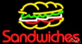Deli Sandwiches Neon Sign