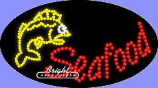 Seafood LED Sign