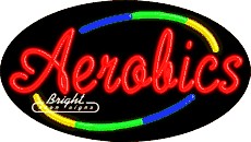 Aerobics Neon Sign