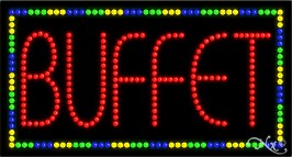 Buffet LED Sign