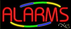 Alarms Business Neon Sign