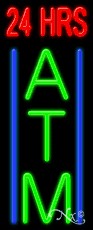 24 Hrs ATM Business Neon Sign