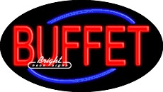 Buffet Flashing Neon Sign