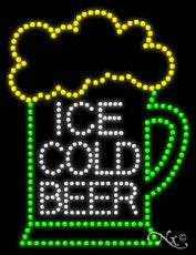 Ice Cold Beer LED Sign