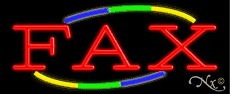 Fax Business Neon Sign