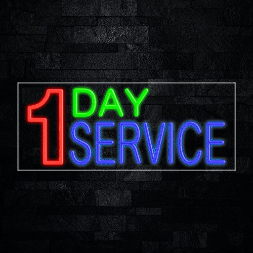 1 Day Service Flex-Led Sign