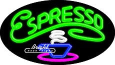 Espresso Flashing Neon Sign
