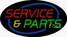 Service & Parts LED Sign