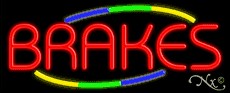Brakes Business Neon Sign
