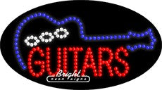Guitars LED Sign