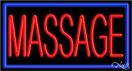 Massage Business Neon Sign
