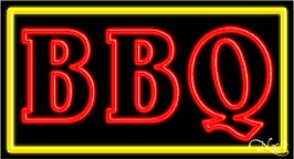 BBQ Double Stroke Neon Sign