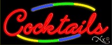 Cocktails Business Neon Sign