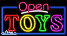 Toys Open Neon Sign