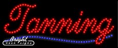 Tanning LED Sign