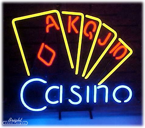 Casino Royal Flush Neon Sign