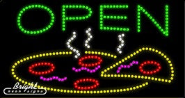 Open, Pizza LED Sign