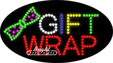 Gift Wrap LED Sign