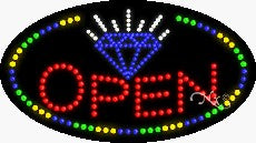 Jewelry Open LED Sign