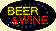 Beer & Wine LED Sign