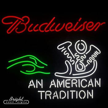 Budweiser American Tradition Neon Sign