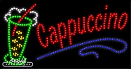 Ice Cappuccino LED Sign