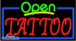 Tattoo Open Neon Sign