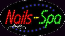 Nails Spa LED Sign