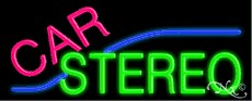 Car Stereo Neon Sign