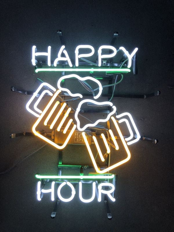 Happy Hour Beer Neon Sign