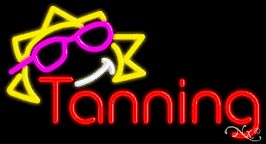 Tanning Bed Neon Sign