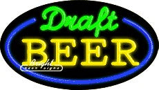 Draft Beer Neon Sign