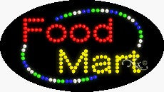 Food Mart LED Sign