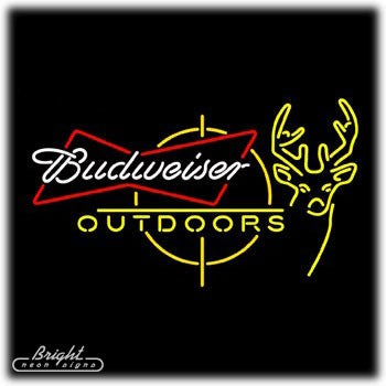 Budweiser Out Neon Sign