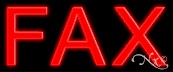 Fax Economic Neon Sign
