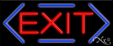 Exit Business Neon Sign