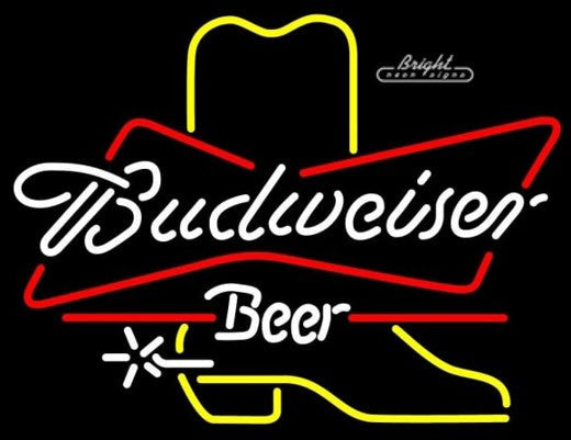 Budweiser Boot Neon Sign