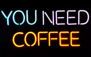 You Need Coffee Neon Sign