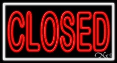 Closed Business Neon Sign